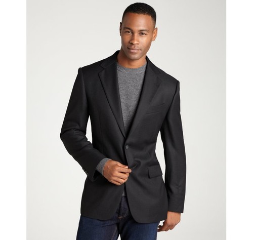 NWT - JOSEPH ABBOUD Men's Black SLIM 