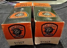 5Y3GT Rectifiers Matched Pair NOS/NIB, Los Ga...