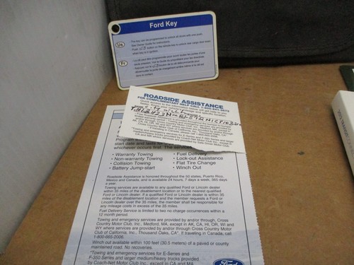 OEM 2012 FORD TRANSIT VAN OWNERS MANUAL GUIDE BOOKS SET WITH ZIP UP CASE - Picture 5 of 6