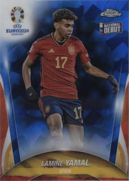 Topps Chrome Uefa Euro 2024 Lamine Yamal #CA-LY for sale | eBay