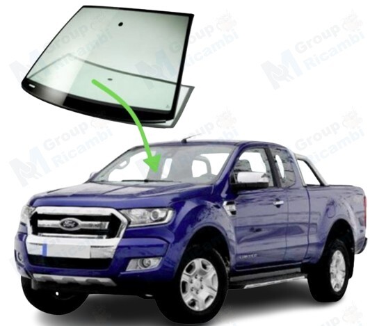 Ford Ranger Ab 2012 Windschutzscheibe Frontscheibe Vorne Beheizt-image