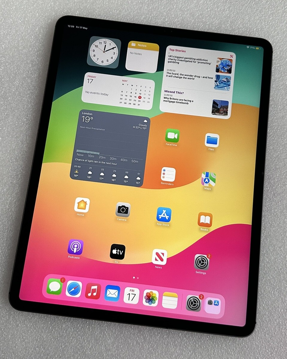 Apple iPad Pro 4th Gen. 512GB, Wi-Fi+4g, 12.9 in - Grey - GOOD