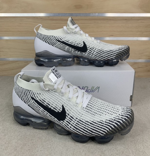 Size 13 - Nike Air VaporMax Flyknit 3 Zebra for sale online | eBay