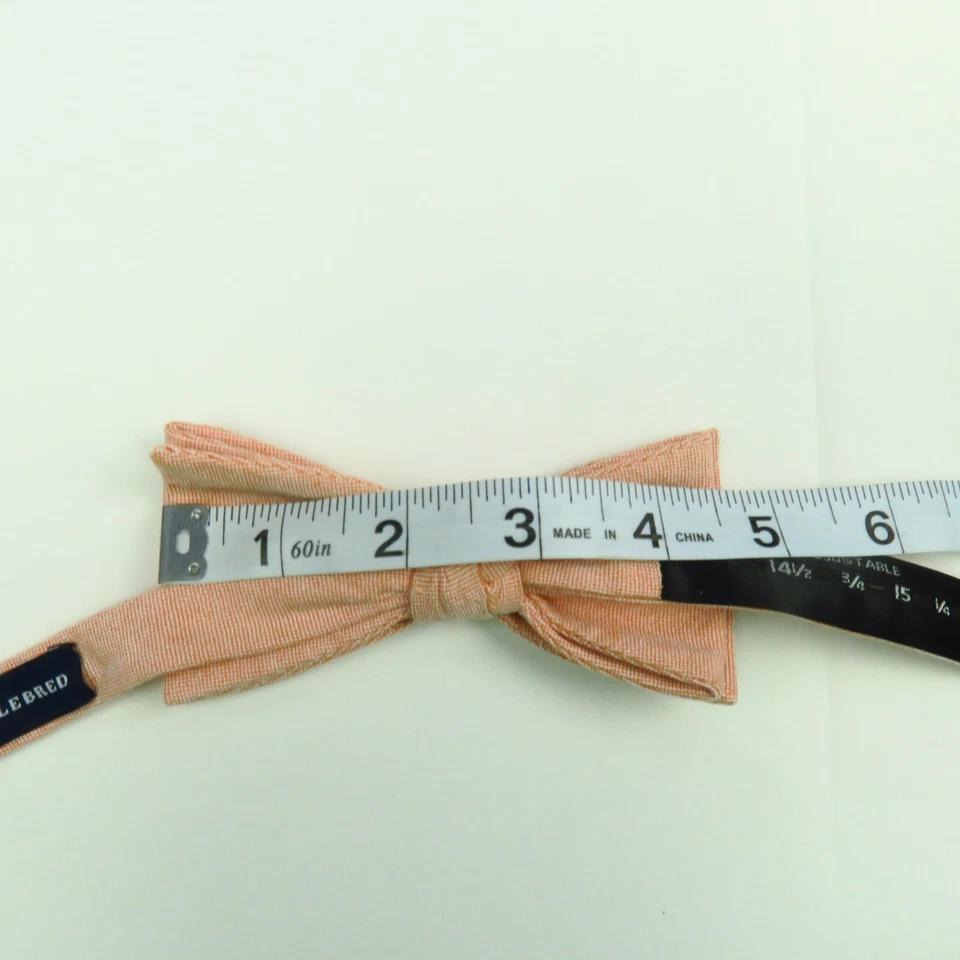 Pajarita Saddlebred para hombre 100 % algodón Foto 3 de 4