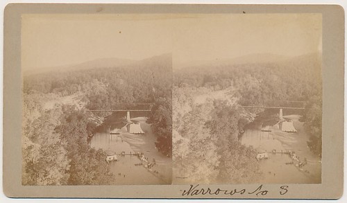 ARKANSAS SV - Eureka Springs - Narrows Panorama - 1880s