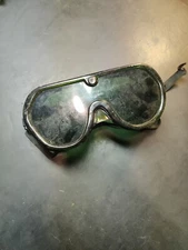 Green Safety Goggles