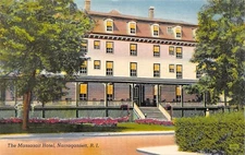 # H4703    NARRAGANSETT,  R.I.    POSTCARD,  MASSASOIT HOTEL