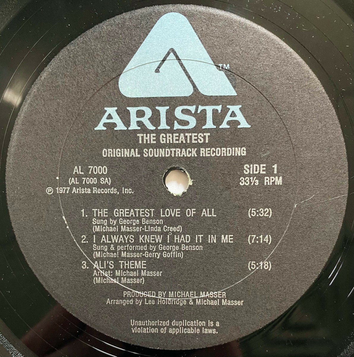 1977 Muhammad Ali The Greatest LP Record Vintage Boxing Album | eBay