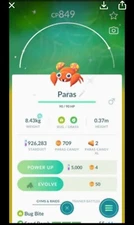 Shiny Paras ✨pokemon Go  - Instant / Registered Trading 