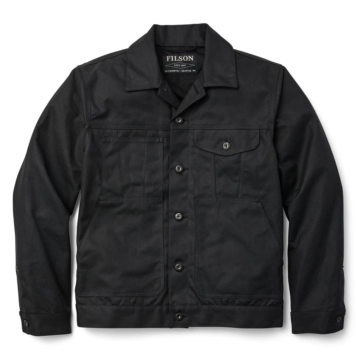 Filson Shelter Cloth Short Lined Cruiser XS 20100829 Black USA 2017 Rare Release