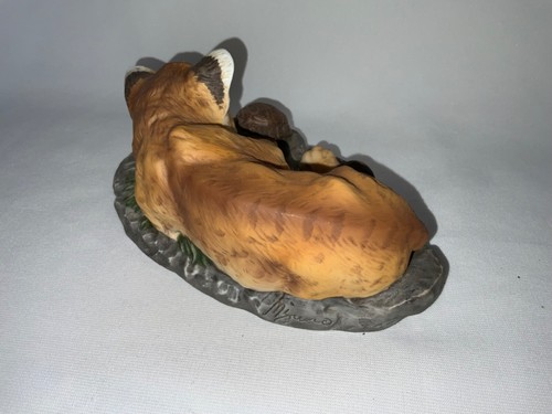 Vintage Homco Lion Cub Playing With Turtle Home Interiors Masterpiece 1985 EUC - Picture 4 of 9