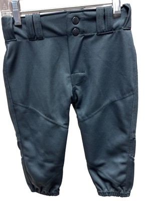 Alleson Girls XS Graphite Softball Pants Style655G - Ol309