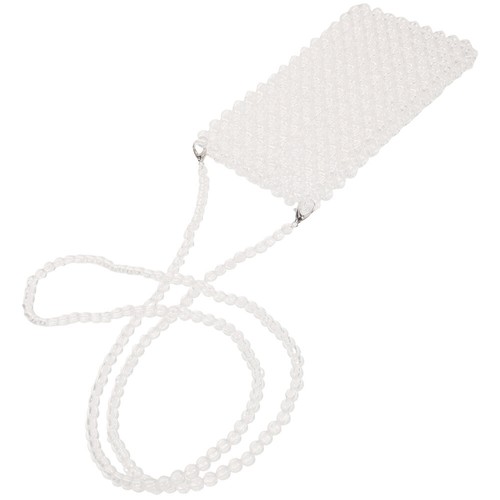 Gewebte Perlen Damen Tasche Mini Strick Handtasche Handarbeit Tragetaschen - Bild 2 von 12