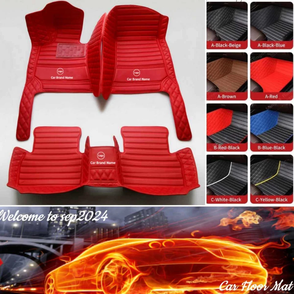 For Chevrolet All Model Car Floor Mats Handmade Custom Carpets Liners Waterproof - Изображение 2 из 4