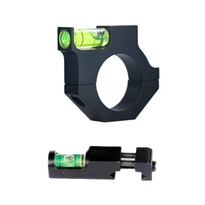 Rifle Scope Spirit Bubble Level combo with 1'' Ring Mount Holder Picatinny rail