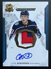 2017-18 The Cup Signature Materials Auto Cam Atkinson /99 Tri-Color Patch