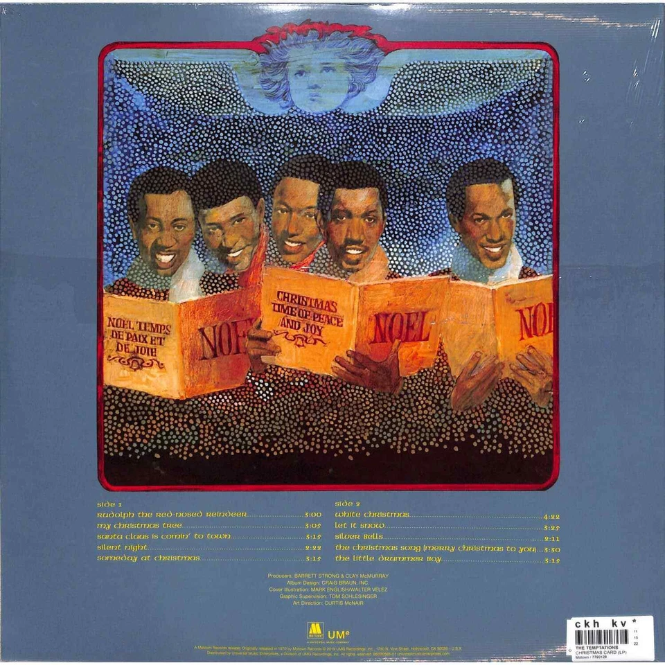 The Temptations / CHRISTMAS CARD (LP) / Motown / 7790126 / 12 Inch - Bild 2 von 2