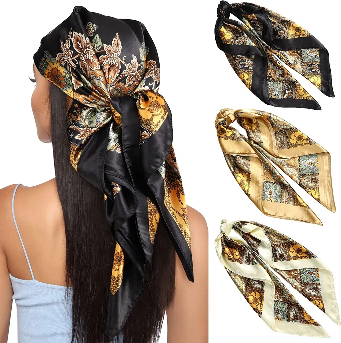 Best Louis Vuitton Scarves  Scarf hairstyles, Hair scarf styles