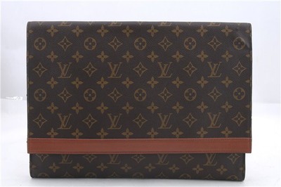 Authentic Louis Vuitton Monogram Porte Envelope Documents Case