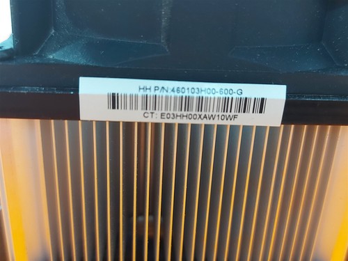 ⭐️⭐️⭐️⭐️⭐️ Fan & Heatsink w Retention Bracket Socket AM3 460103H00-600-G - Picture 2 of 4