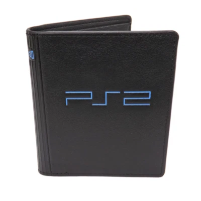 TDONGDIQIU Brand New Men's PlayStation 2 PS2 Fat Console Themed Wallet Bifold Billfold