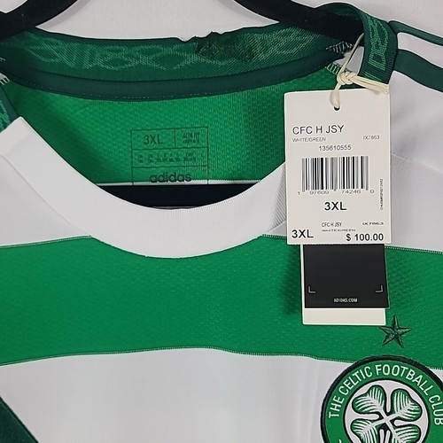 NWT Celtic Football Club Adidas Soccer Football Jersey Authentic Men’s 3XL - Picture 4 of 5