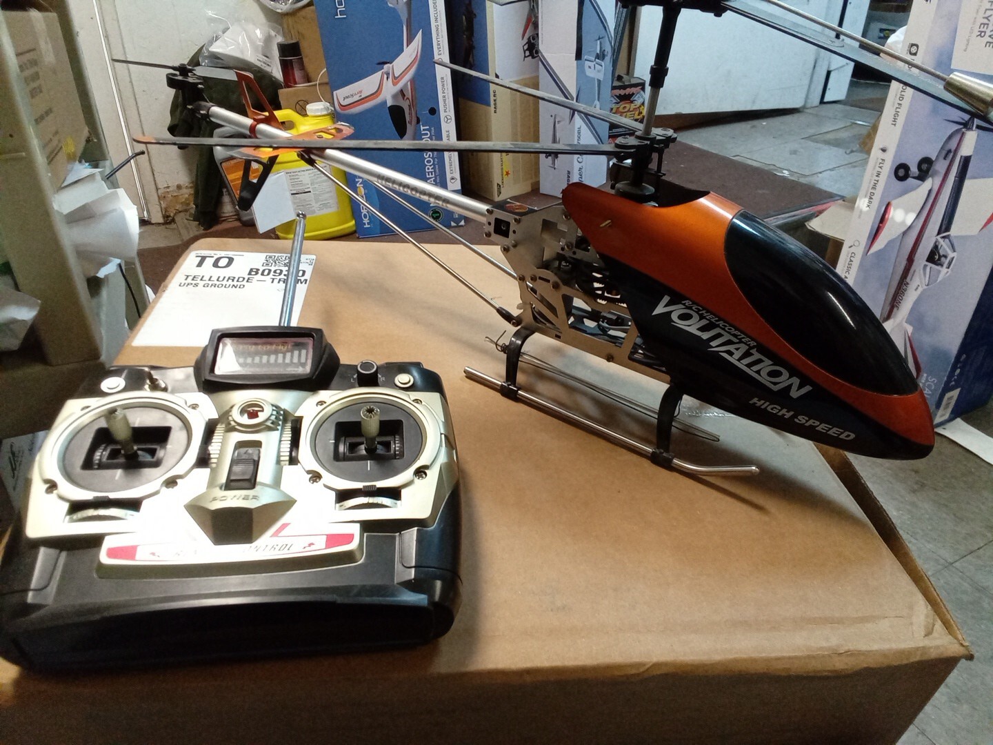 VOLITATION Metal Frame HiSpeed R/C Helicopter RC Controller WILL NEED