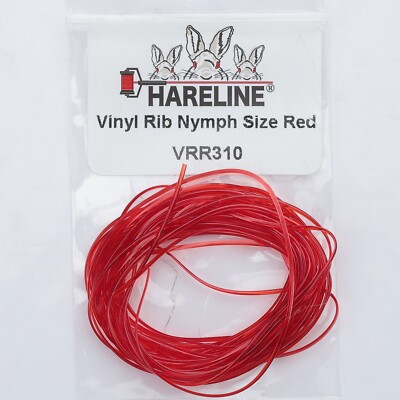 Hareline Vinyl Rib Nymph  - Red