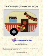 Thanksgiving Camper Wall Hanging-Plastic Canvas Pattern or Kit
