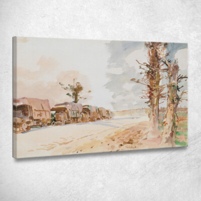 John Singer Sargent LKW Konvoi, jss341 Leinwandbild