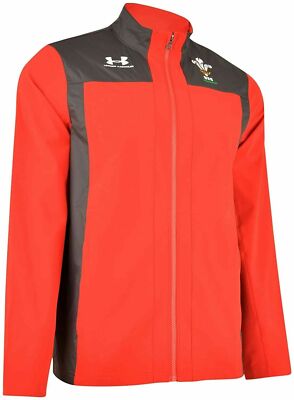 Under Armour WRU/Wales Rugby Player Issue Full Zip Coldgear Jacket