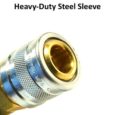 1/4 NPT Air Hose Fittings M Style Tool Line Compressor Construction Coupler Plug