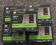 5 Lbs Grip Rite Smooth Shank 10D 3" Finish Nails. 10HGF1