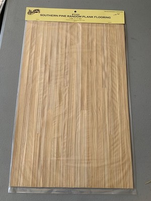 VTG Houseworks Pine #7123 1:12  Real Wood Flooring 17  X 11.5  Dollhouse mini