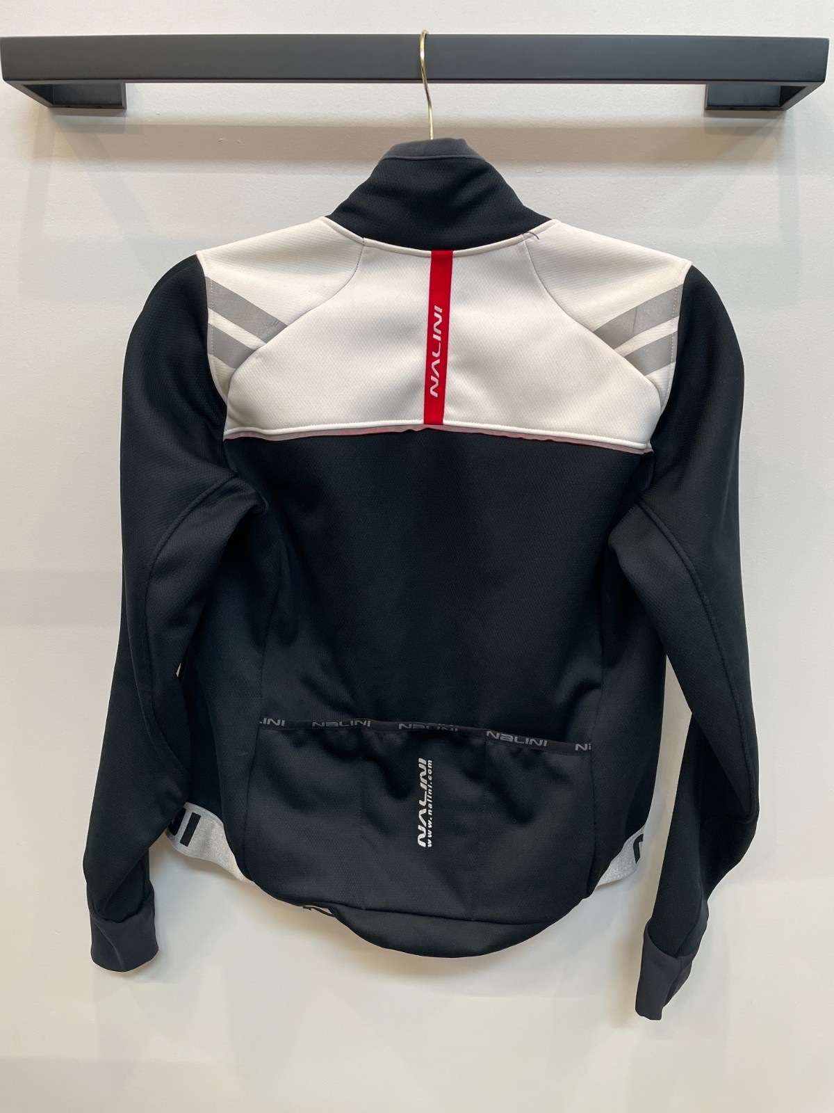 Nalini Cycling Bike Jacket Women S White Black Vented Breathable Athletic Italy thumbnail 3