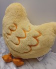 NEW Target Easter Spring Yellow Chick Shaped Plush Throw Pillow 13" x 12.5" — photo 3