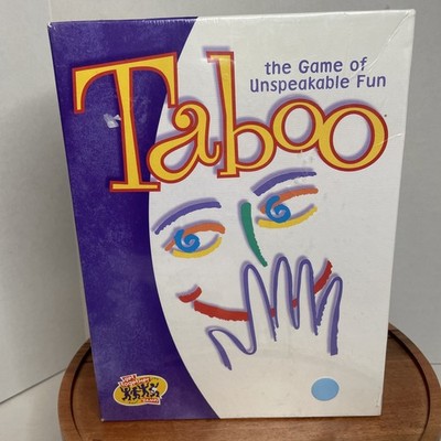 Vintage Taboo Board Game (2000) Hasbro (Factory Sealed) New Old Stock Fun Game!