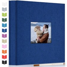 Photo Album Self Adhesive Scrapbook Album for 3x5 4x6 5x7 8x10 Pictures,40 Pa...