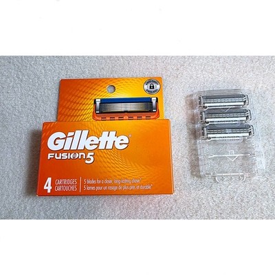 Gillette Fusion 5 Razor Blades  1 Pack of 4 + bonus blades
