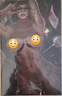 Totally Rad - Velma Dinkley by Shikarii - Naughty Tattooed Variant - NM