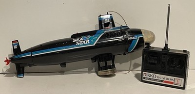 NIKKO SEA STAR SUBMARINE R/C 1/250 NOT TESTED As-Is w/ Remote No