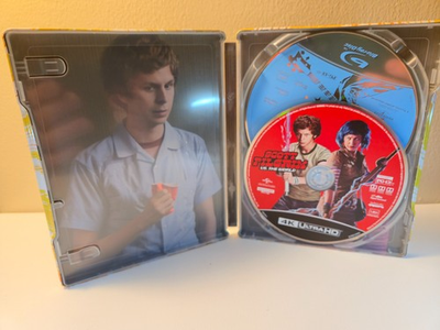 #ad #ad Scott Pilgrim Vs. The World 4K UHD Blu ray Best Buy Exclusive Steelbook OOP $49.99