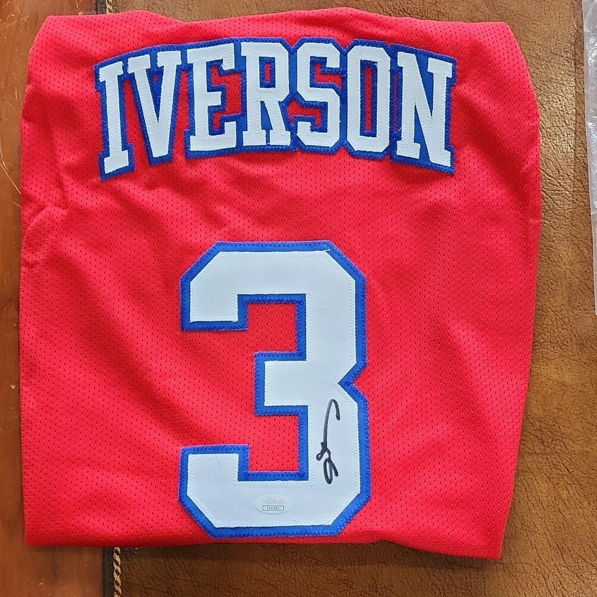 井上未唯奈 BIG JERSEY CARD 12/90 Mint! Iverson Signed 76ers Jersey JSA Authenticated!!! w/VJ