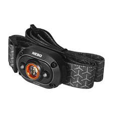NEBO MYCRO Head Torch - Rechargeable Headlamp & Cap Light 400 Lumen, Black 