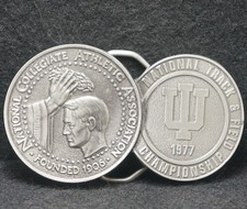 XB01139 VINTAGE 1977 NCAA NATIONAL COLLEGIATE ATHLETIC ASSOCIACTION BELT BUCKLE