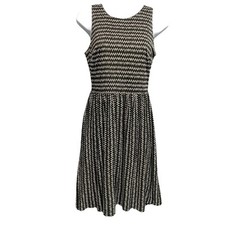 Loft Womens Dress XS Black Sleeveless Knee Length Office Career Jersey Knit
