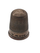 Charles Horner Silver Thimble Fully Hallmarked 1909 Size no.5 Antique Sewing