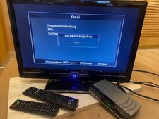 Fernseher Medion MD21016 DE-A  54 ,6 cm + Receiver Telestar digiHD TS 7 