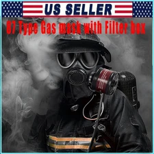 Gas Masks Survival Nuclear and Chemical, Respirator Mask with Filter for Welding