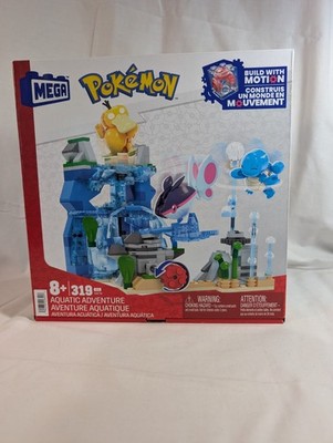 Mega Pokémon Aquatic Adventure Set 319 Pieces & 3 Characters New
